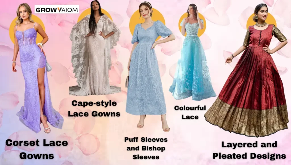 Latest Lace Gown Styles 2025
