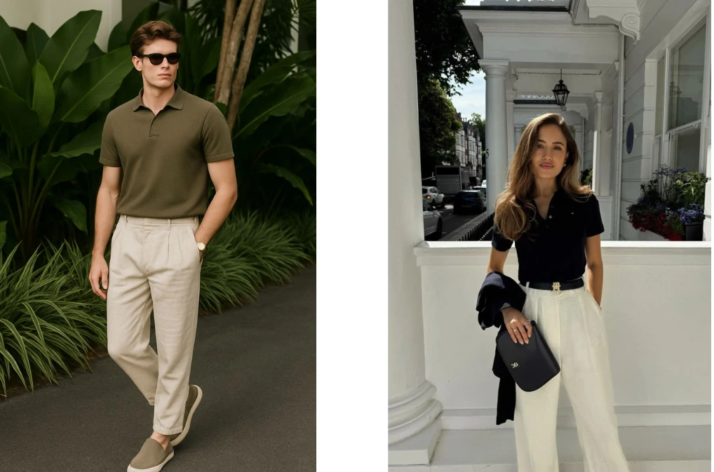 Man And Woman in dashing outfits