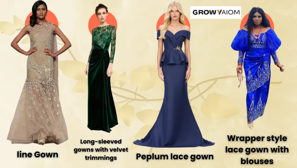 Matured Lace Gown Styles