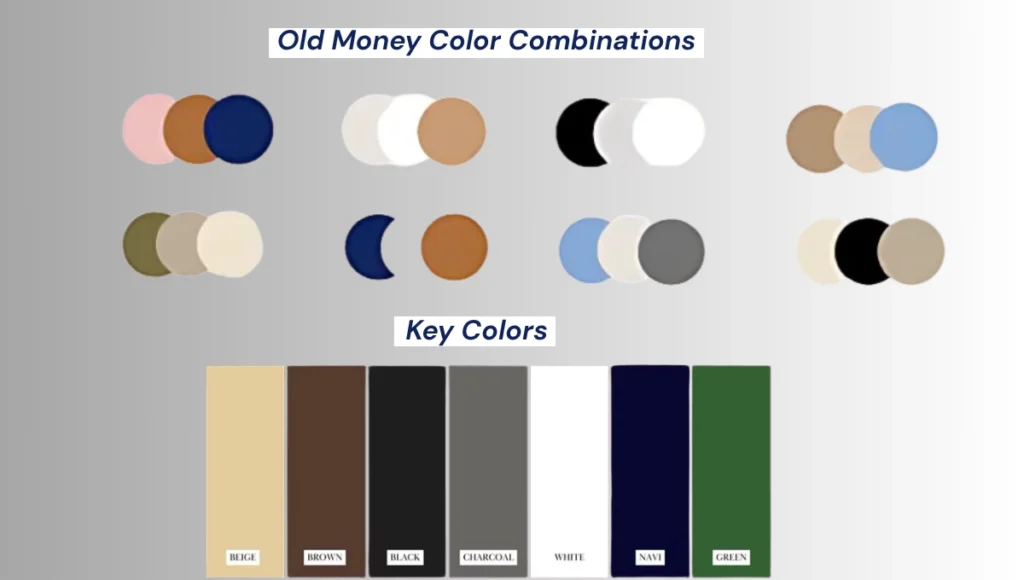 Old Money Outfit Color Combinations